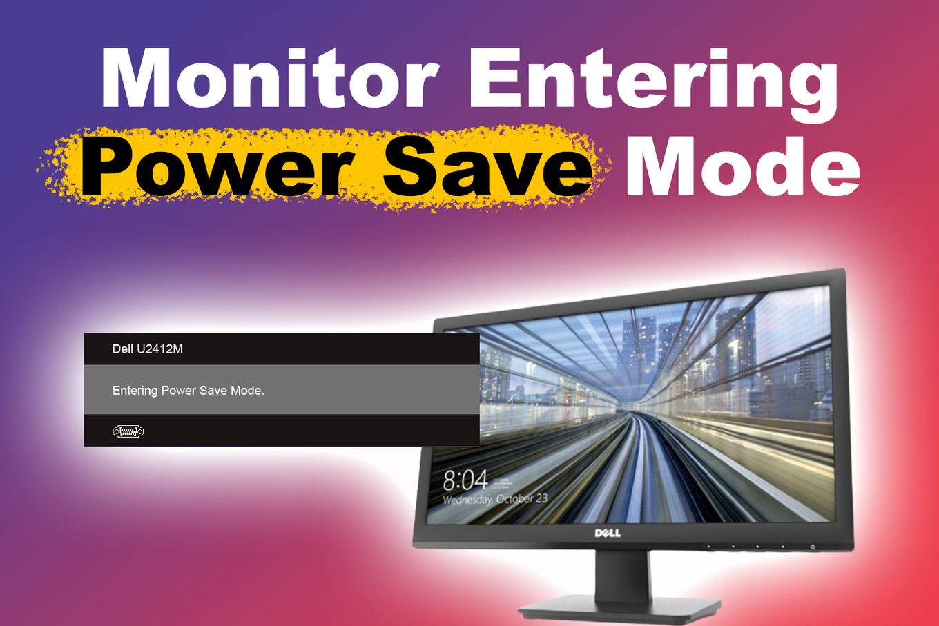 How to Get Monitor Out of Power Saving Mode [ Solved ] Alvaro Trigo's
