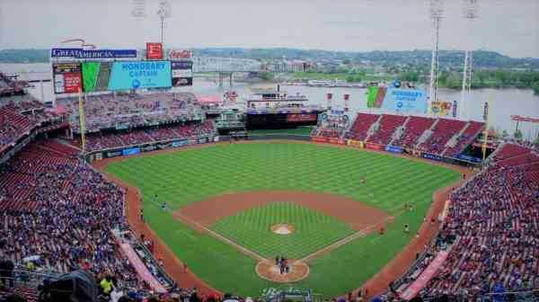 Great American Ball Park a plan of sectors and stands. How to get there?