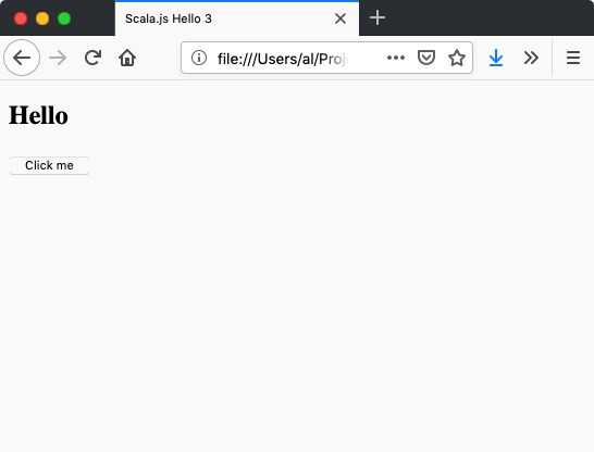 Scala.js tutorial How to start building singlepage web