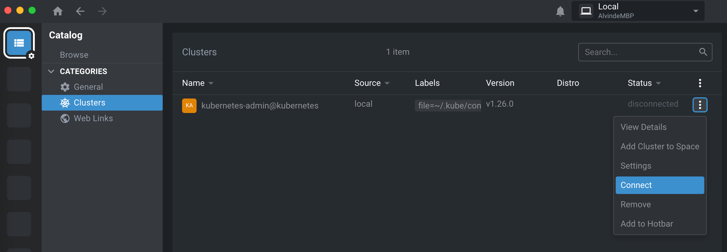 Use Lens to connect through SSH Tunnel Alvin Liu