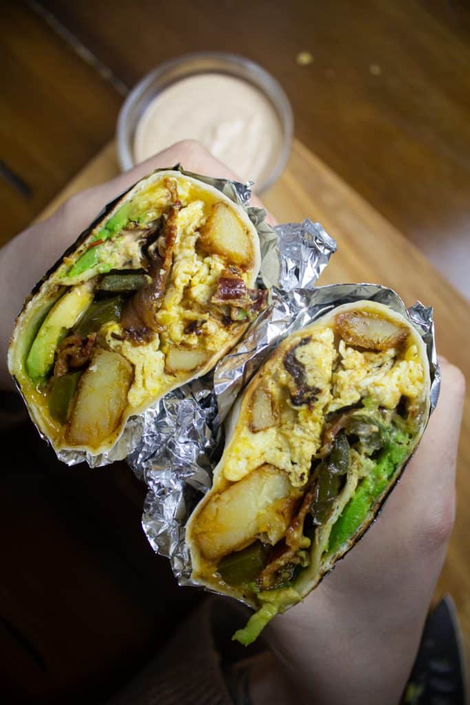 Southwest Potato Breakfast Burrito Always From Scratch