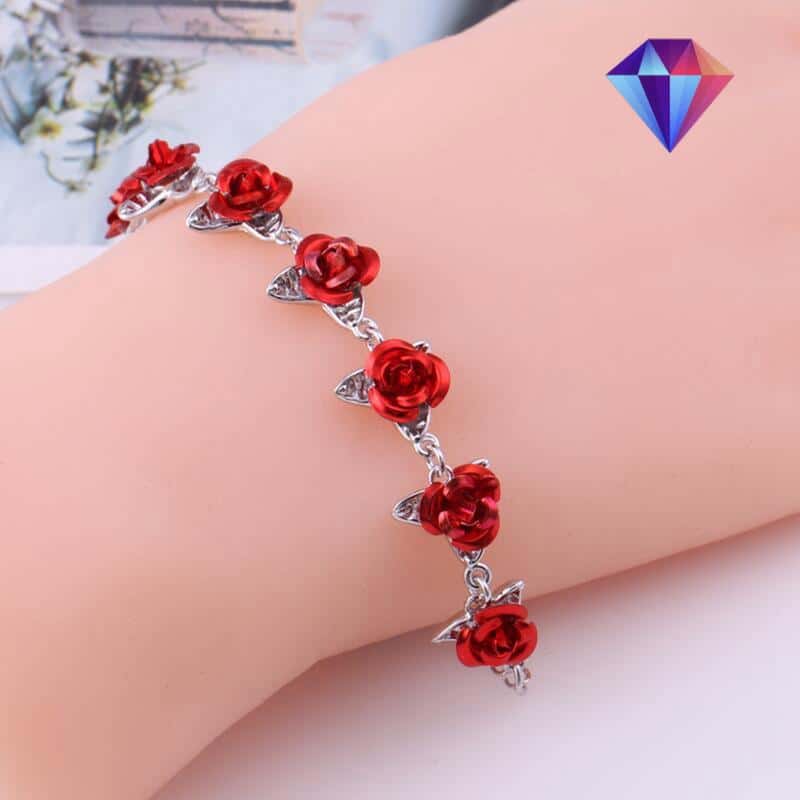 Red Roses Bracelet Always New Jewels