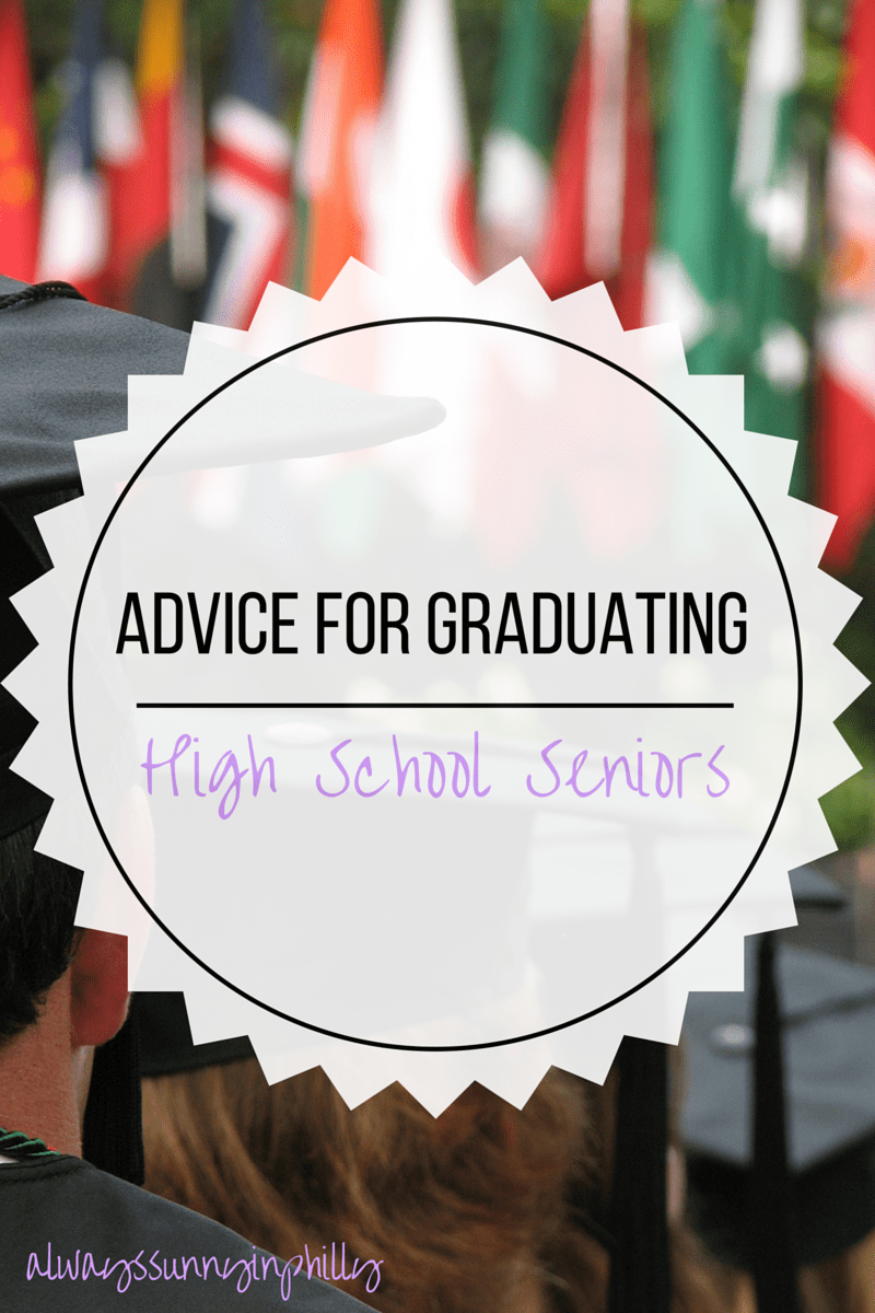 Advice for High School Seniors Always Sunny In Philly
