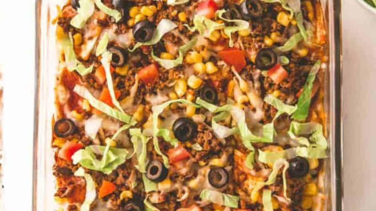 Taco casserole.