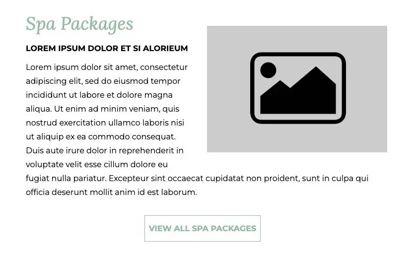 Zigzag Content that floats the image on medium (tablet) viewports and