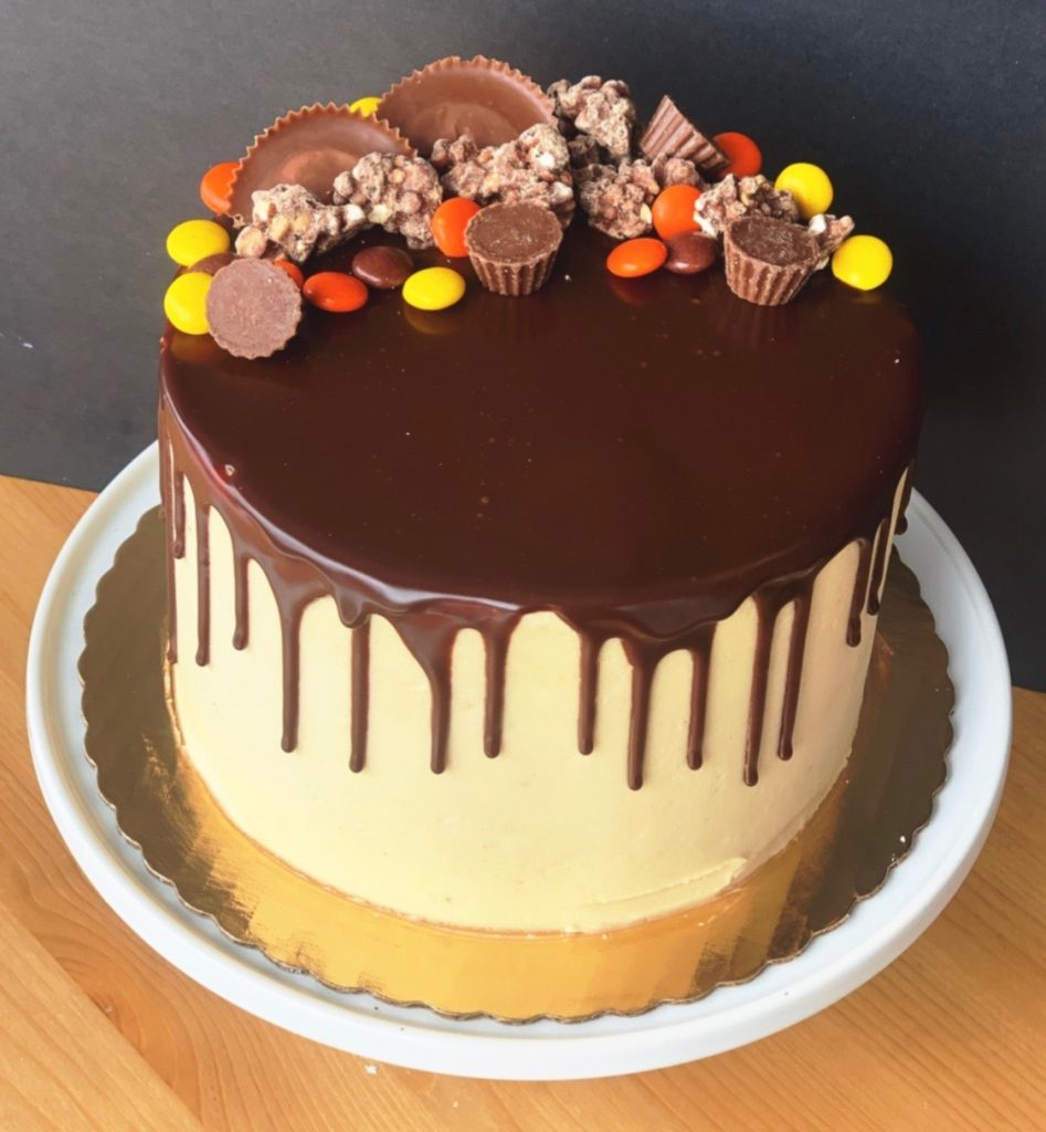 6" Reese's Drip Cake Alyssas Cakery