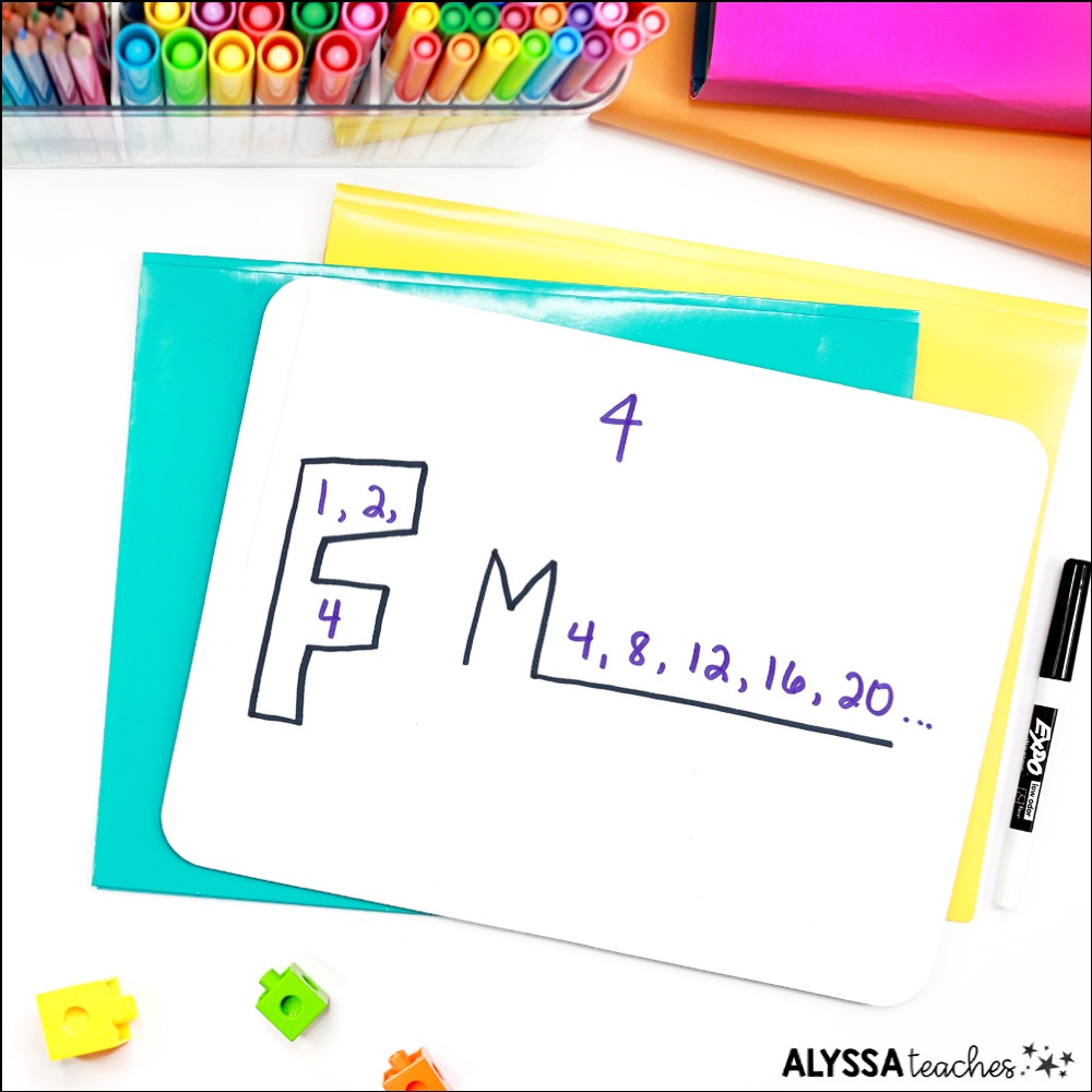 Teaching Factors and Multiples - Alyssa Teaches