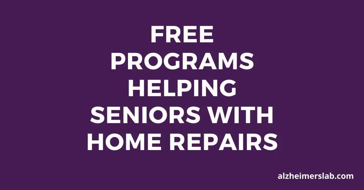 5 Free Programs Helping Seniors with Home Repairs AlzheimersLab