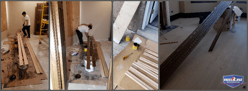 STAINING TRIM AND OBJECTS - American Catastrophe Restoration