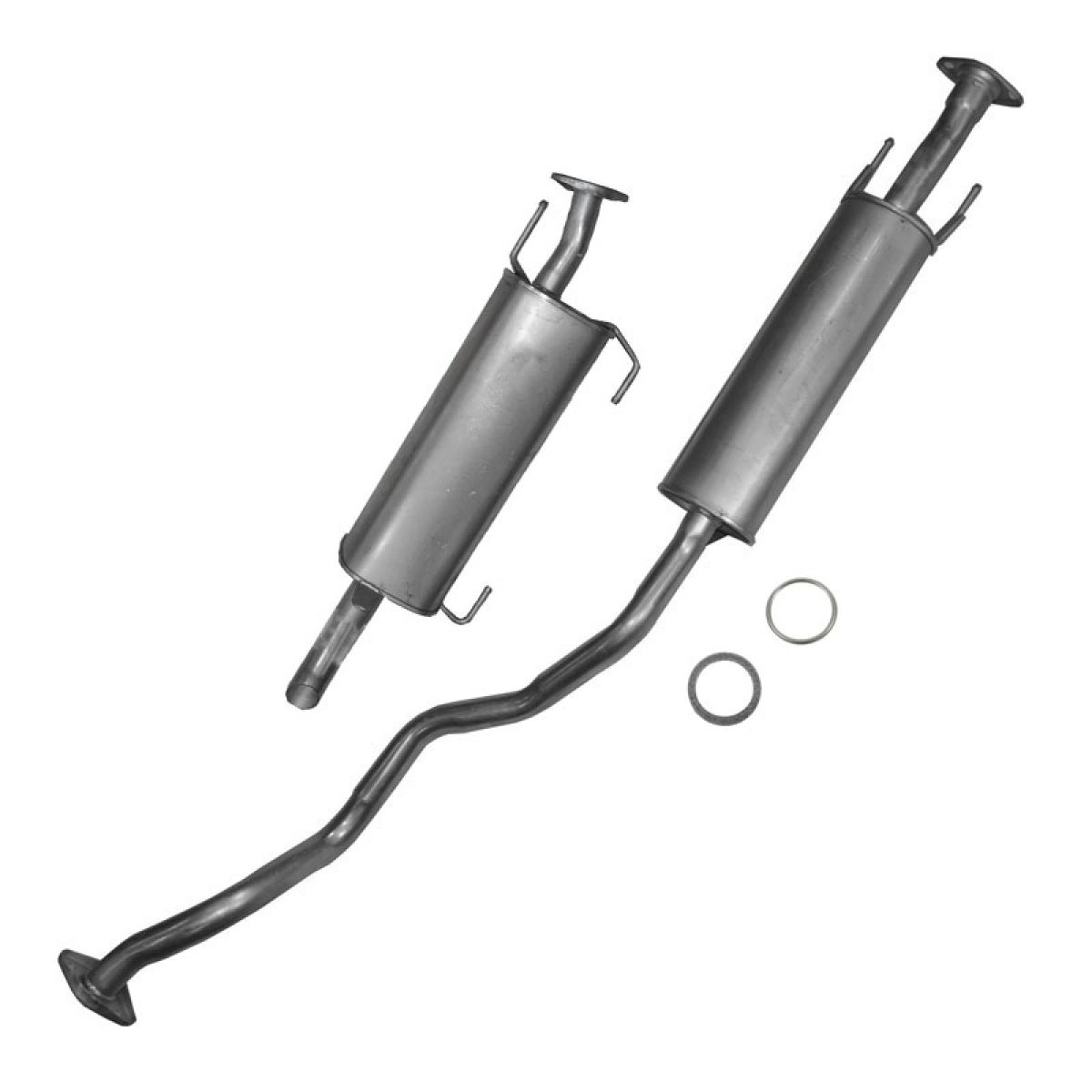 Cat Back Exhaust System Intermediate Mid Pipe Muffler for Nissan Versa