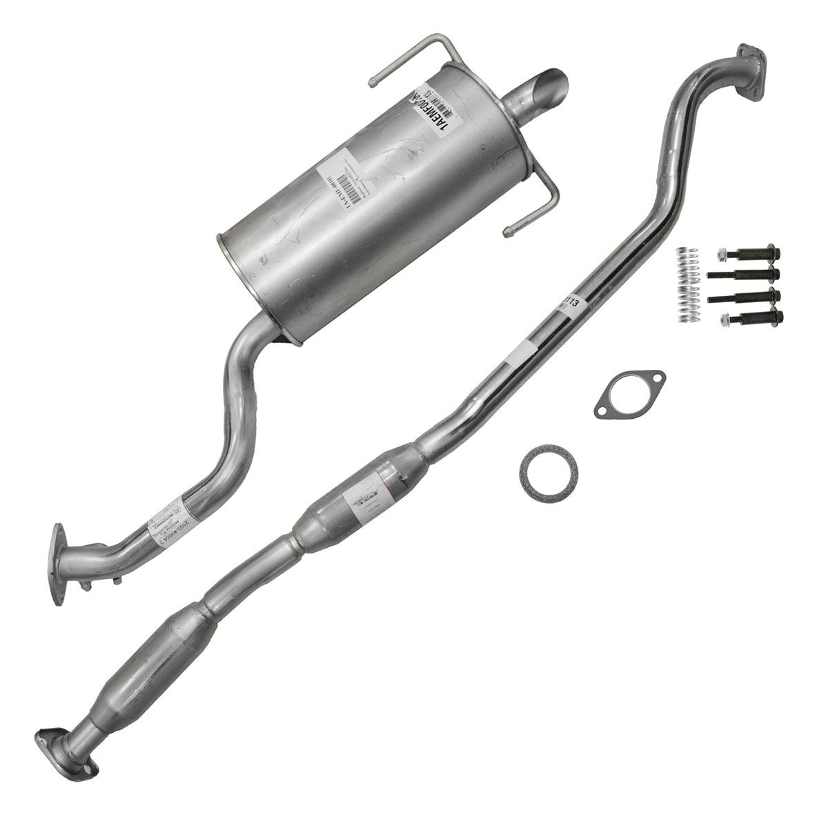 Complete Cat Back Exhaust System NEW for 0004 Subaru Legacy Sedan H4 2