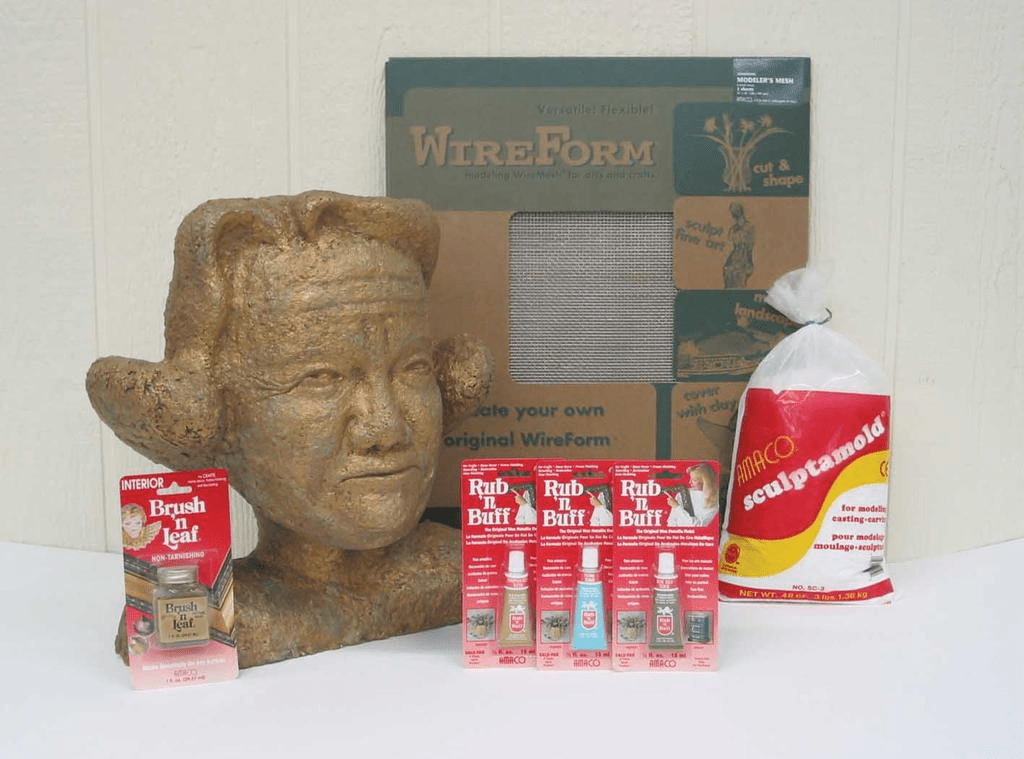 Sculptural Heads in Sculptamold AMACO Brent