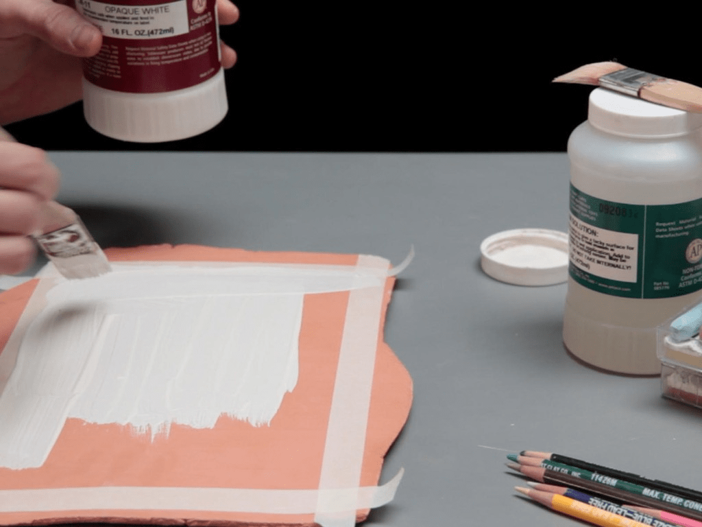 Underglaze Chalk Crayons Tutorial AMACO Brent