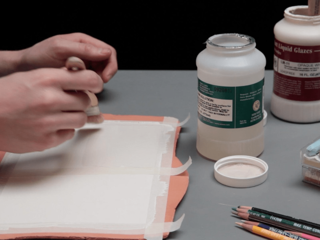 Underglaze Chalk Crayons Tutorial AMACO Brent
