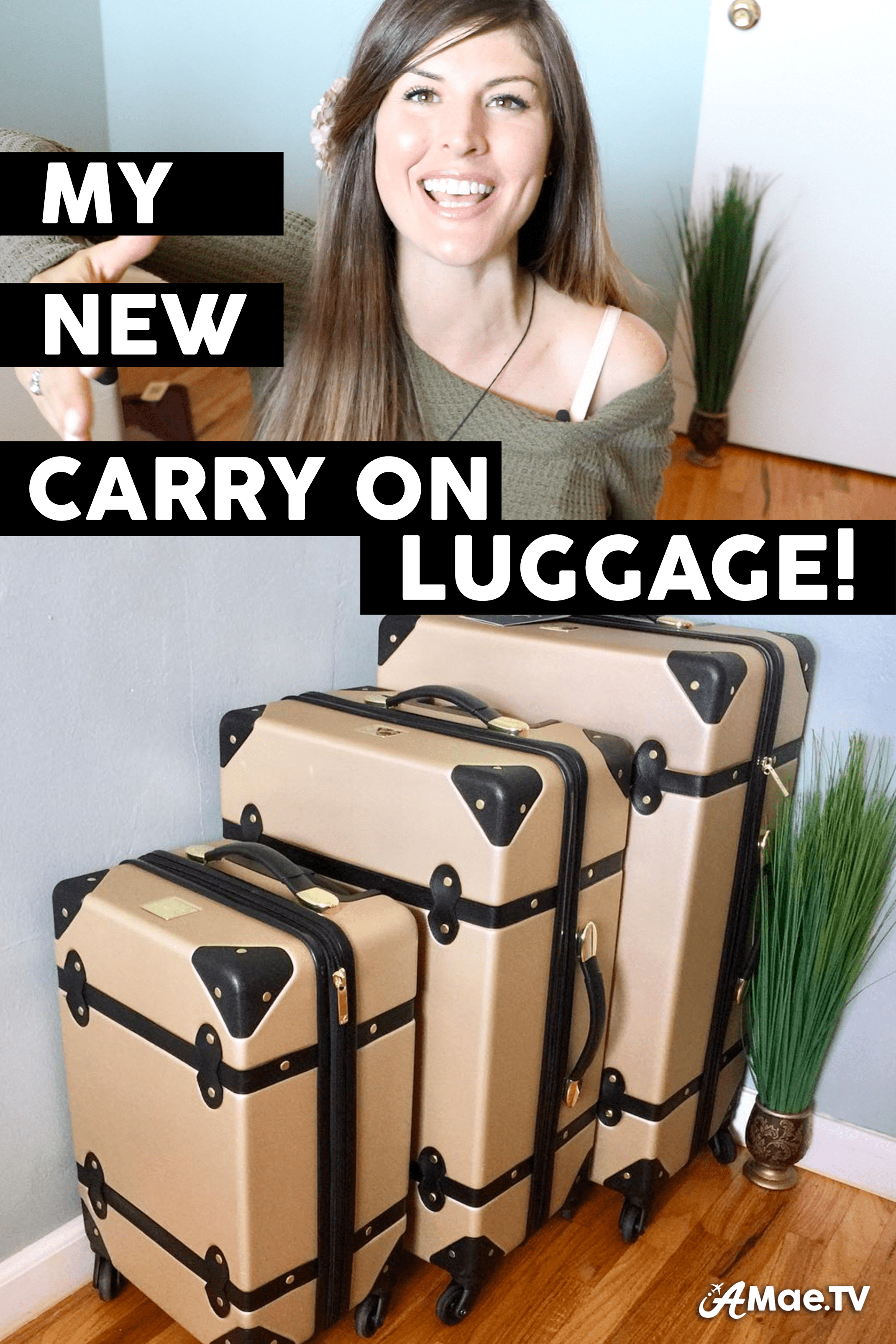 NEW CARRY ON LUGGAGE FOR 2017 AMaeTV