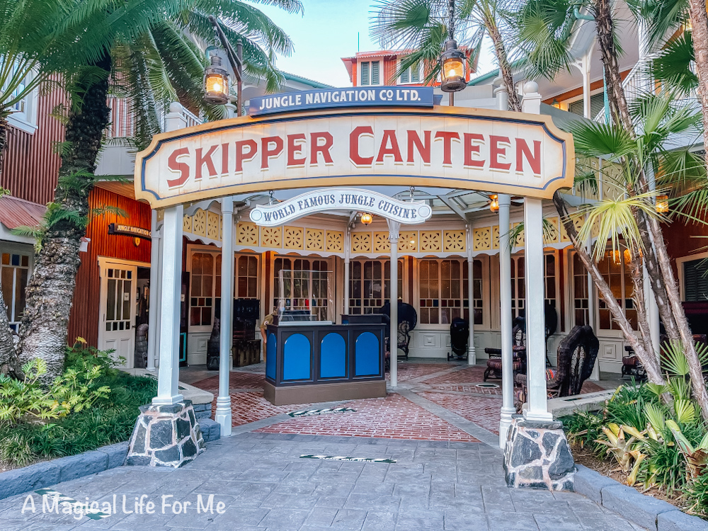 Disney's Skipper Canteen Review a Magical Life for Me