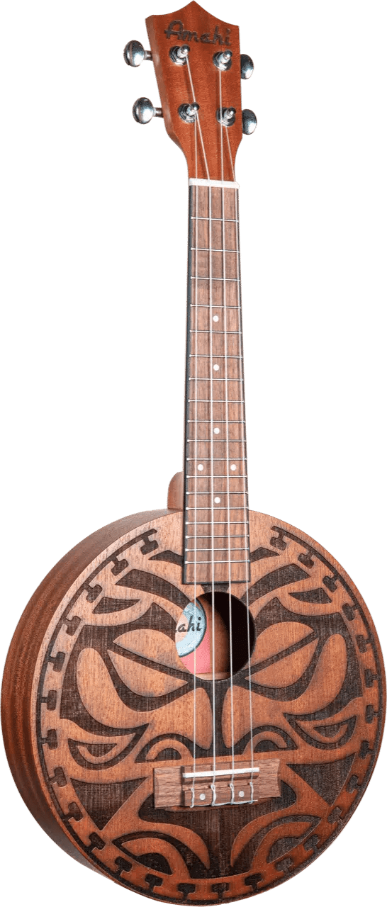 Amahi UKCLR2 Aztec, Round Body Concert Ukulele Amahi Ukuleles