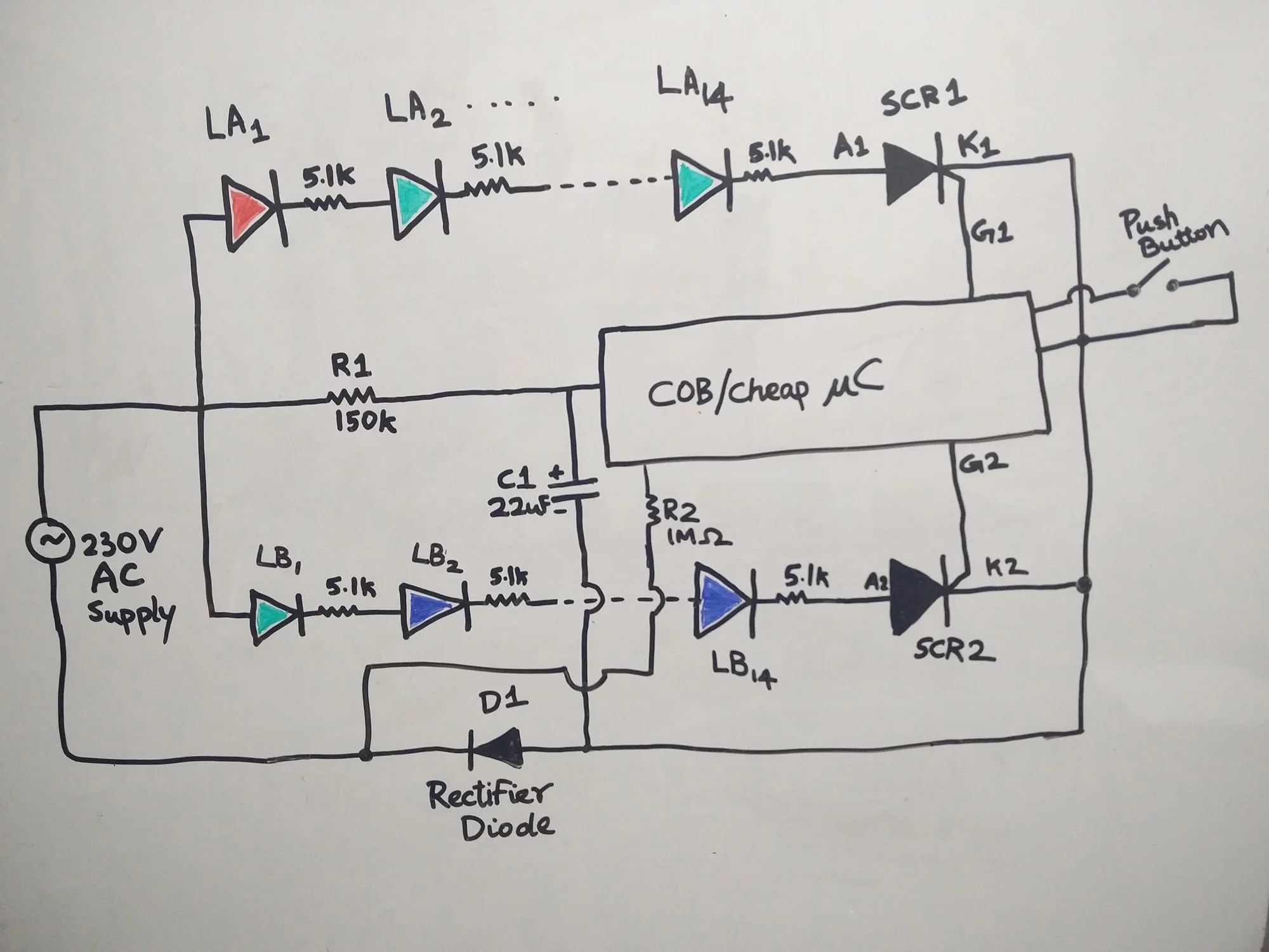 Led Christmas Light String Wiring Diagram