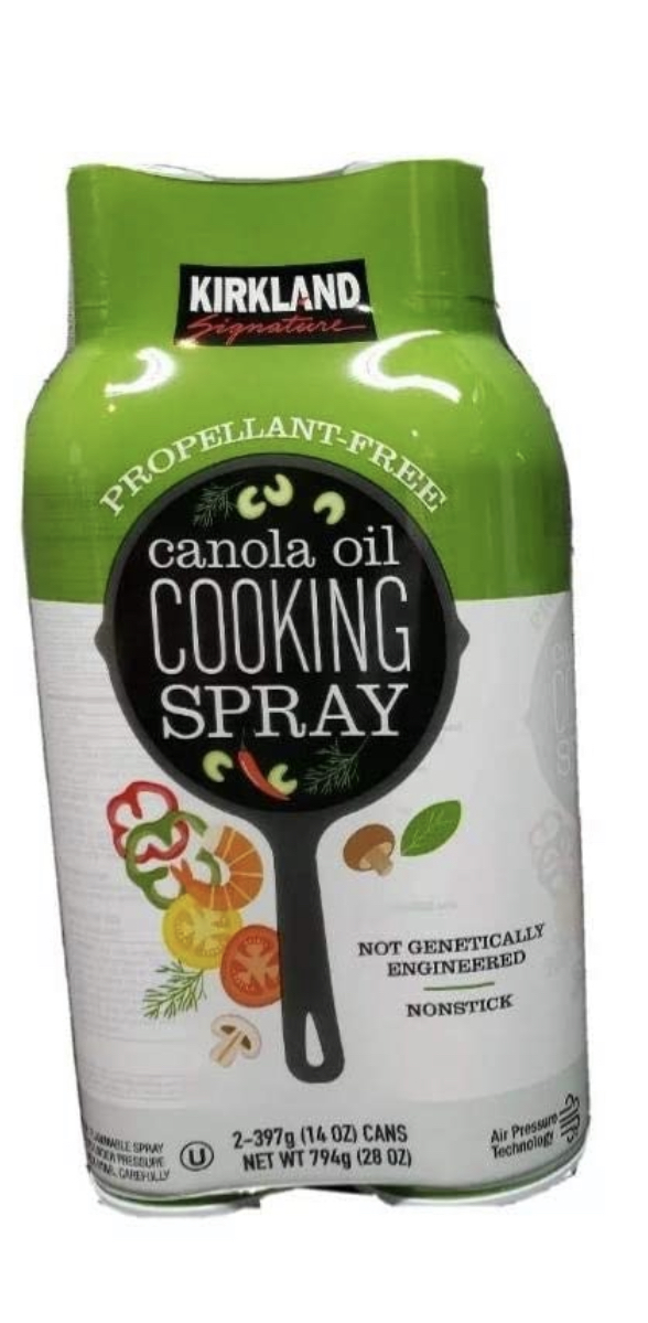 Kirkland Signature Canola Oil Cooking Spray 2397g (14 oz) Cans (2 x