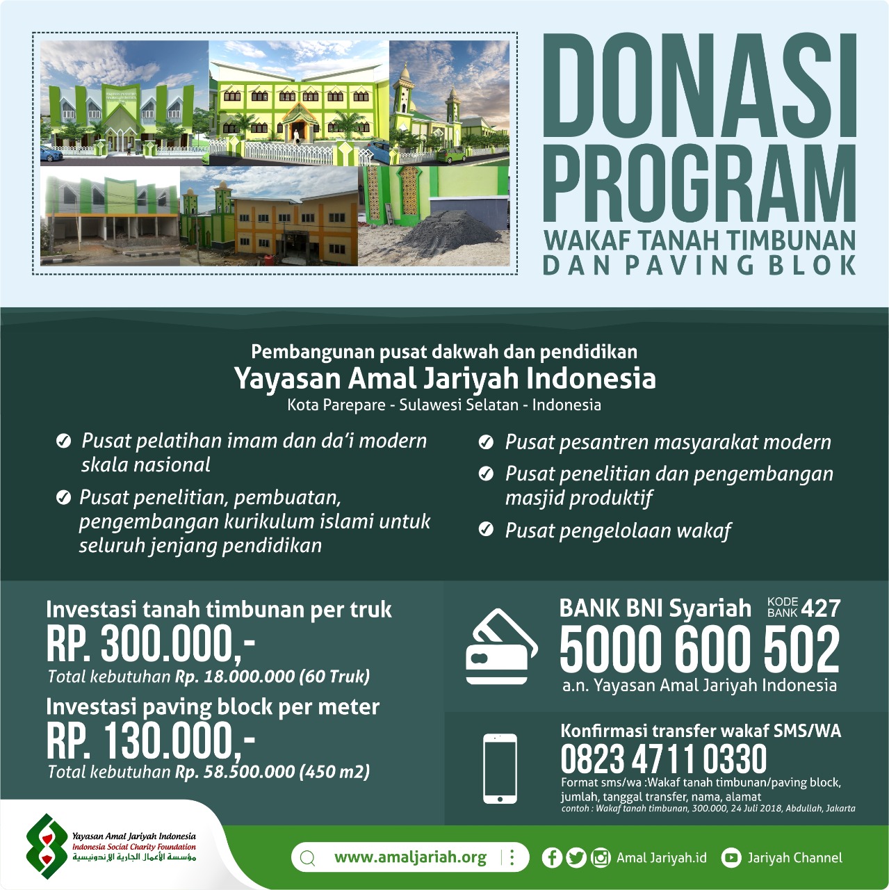 Wakaf Tanah Yayasan Amal Jariyah Indonesia