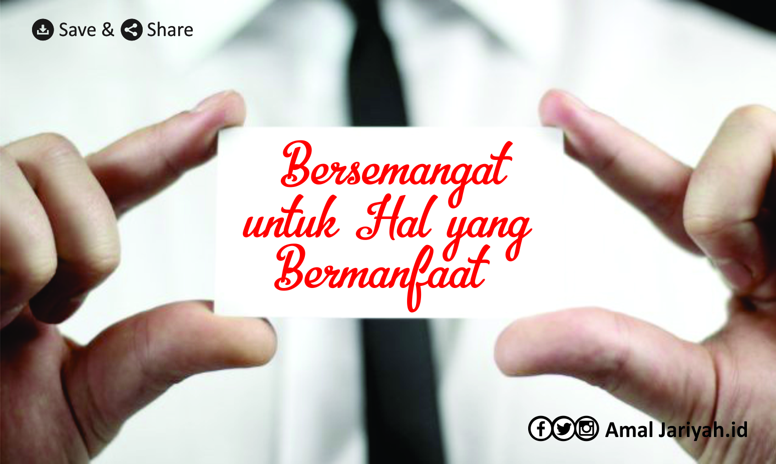 Bersemangat untuk Hal yang Bermanfaat Yayasan Amal