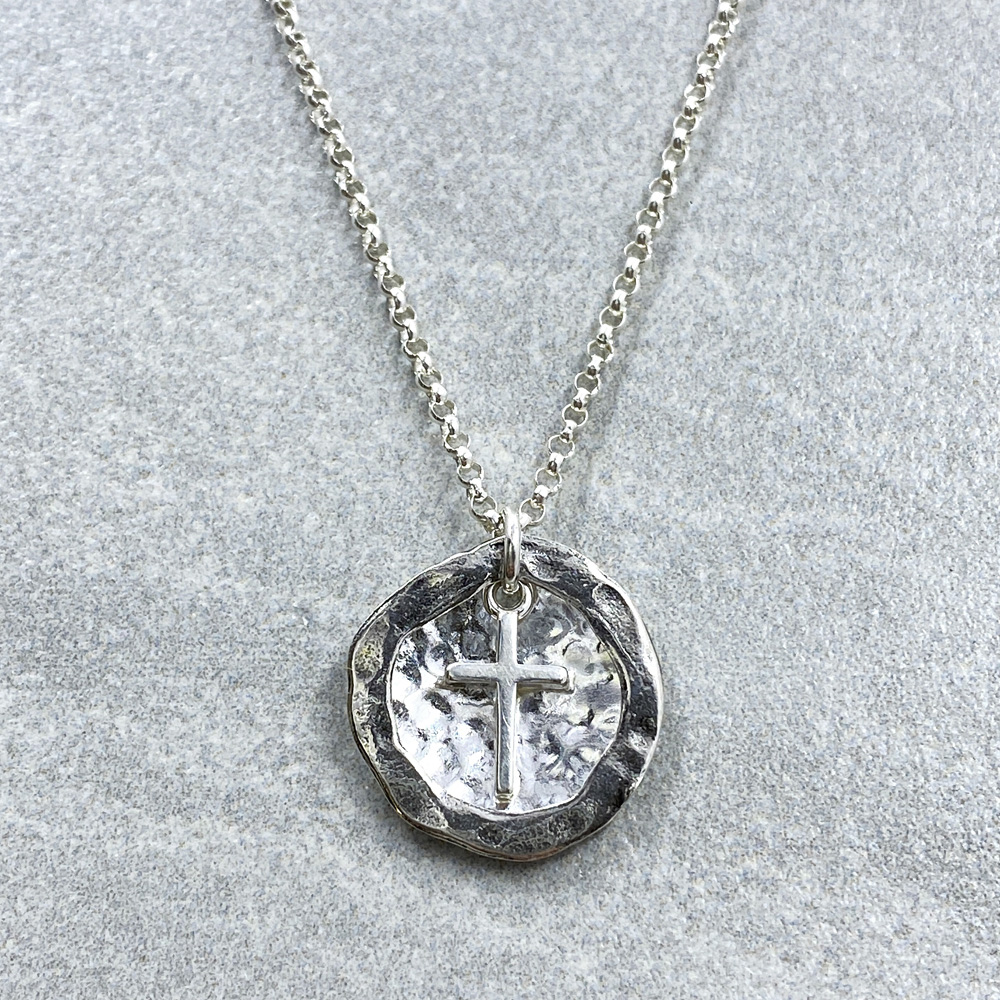 Children's Silver Cross Necklace (HC05) Delicate Designs