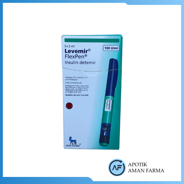 Levemir Flexpen (1 Box = 5 Pen) Apotek Aman Farma