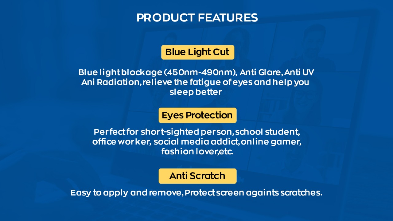 Anti Blue Light FilterLaptop, Desktop & Monitor In Mumbai.