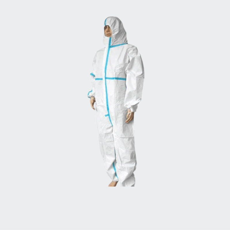 ICU Graded Medical Coverall Jumpsuit with Blue Strip Aman Sinaran