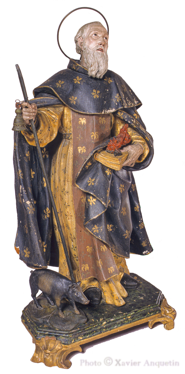 Saint Antoine le Grand et son cochon Musée d'Art religieux de Blois