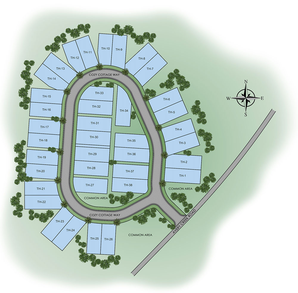 Avery Park Arden Nc Map THE COTTAGES AT AVERY’S CREEK Amarx Communities