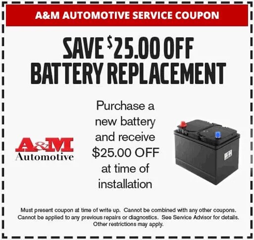 Check out our Specials in Bellevue, WA A&M | Auto Repair Bellevue