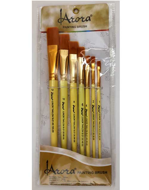 High Quality Painting Brush Set Of Flat Brushes Shop At Home AMAYAY