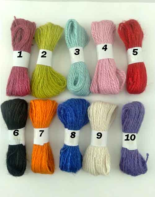Beautiful Color Jute Thread Shop At Home AMAYAY