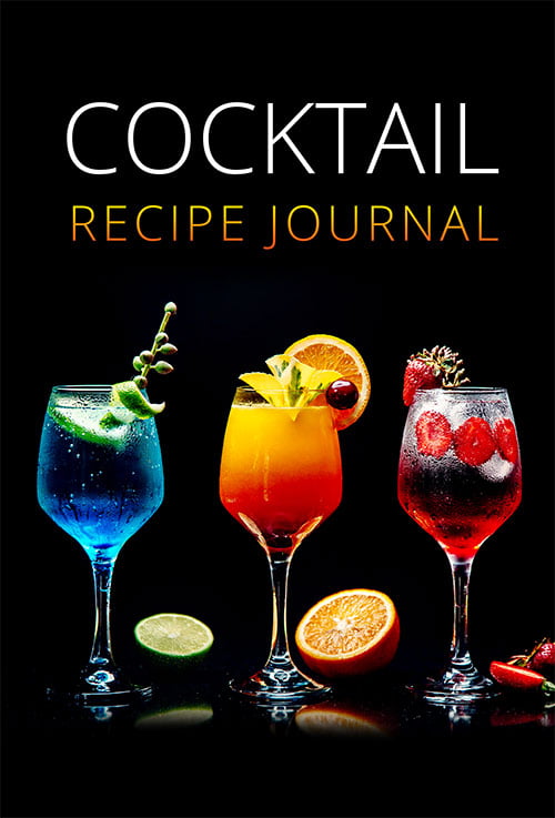 Cocktail Recipe Journals Amazing Notebooks