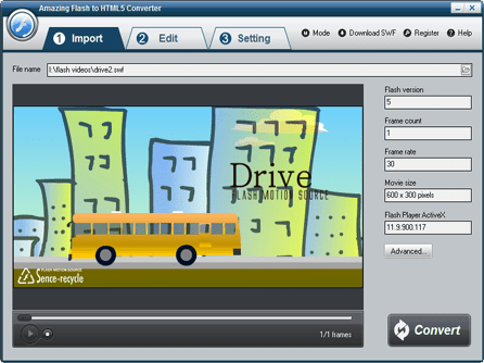 Amazing Flash To Html5 Converter