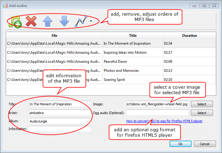 Quick Start Guide HTML5 Audio Player for Your site
