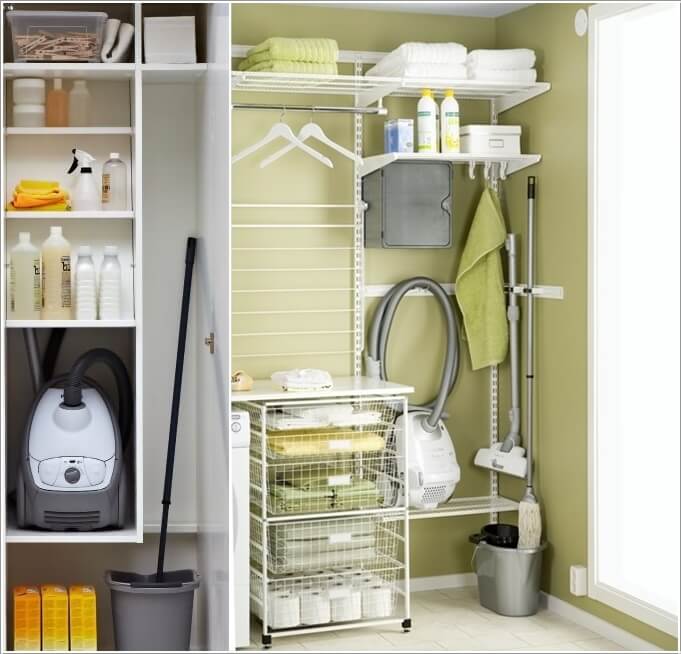 Vacuum Cleaner Storage Ideas