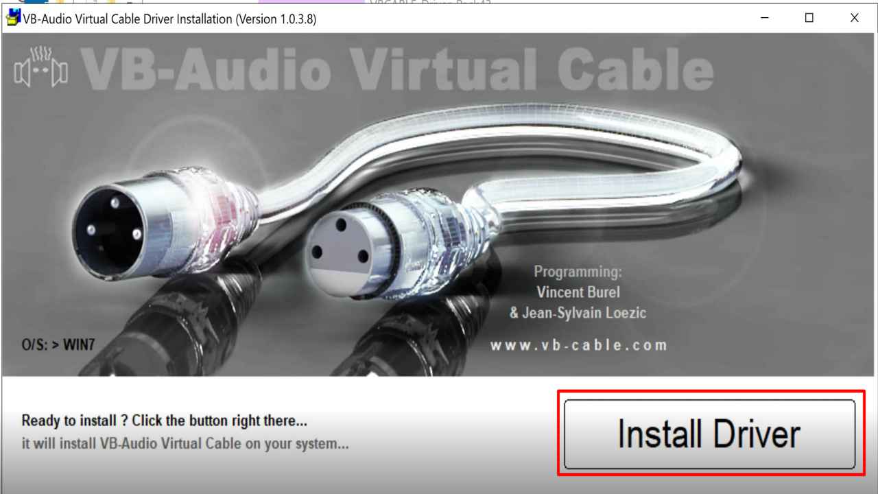 How to install and use VB Cable on Windows Server 2019