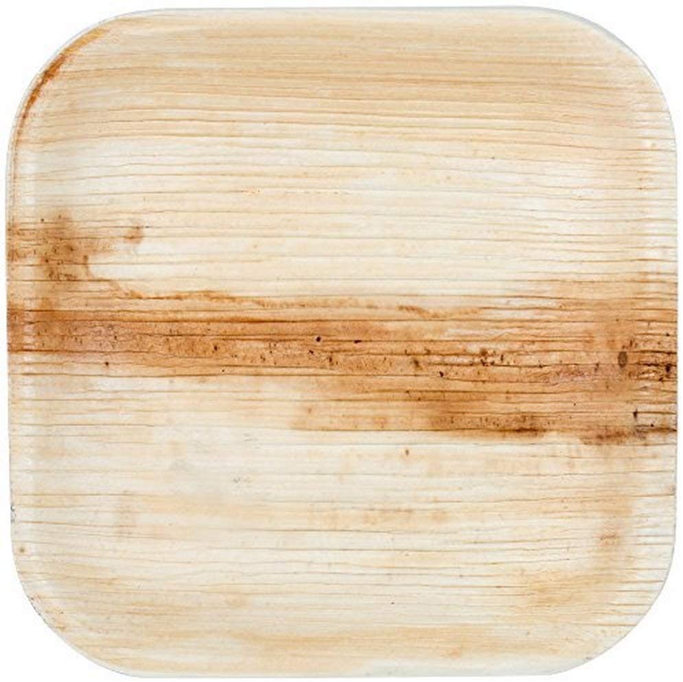 Elegant EcoFriendly Wooden Compostible Plates, Bowls, Platters, And