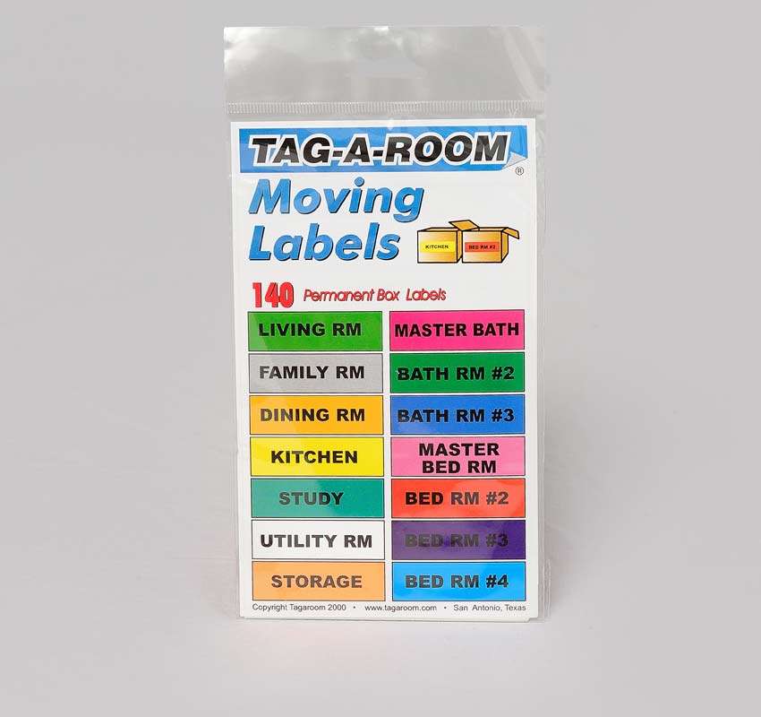 Looking To Organize Boxes For Moving? Try Our Easy TagARoom Labels!