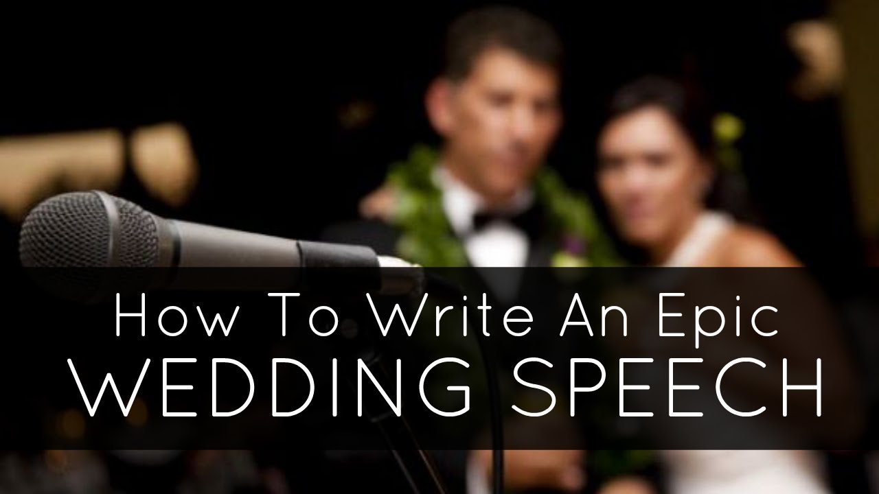 How To Write A Wedding Speech. How to Write your Best Man Speech or