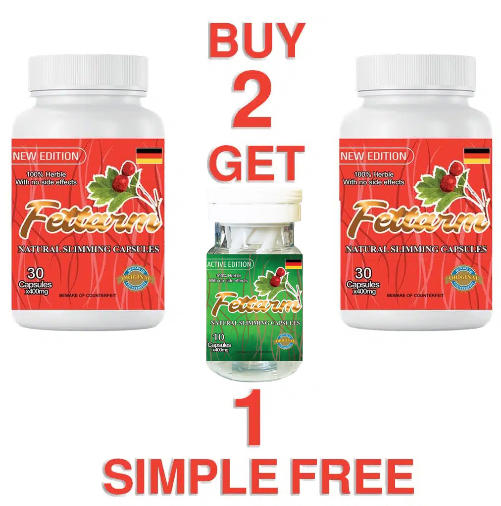 FETTARM NEW EDITION WEIGHT LOSS 30 CAPSULES BUY 2 GET 1 SIMPEL FREE