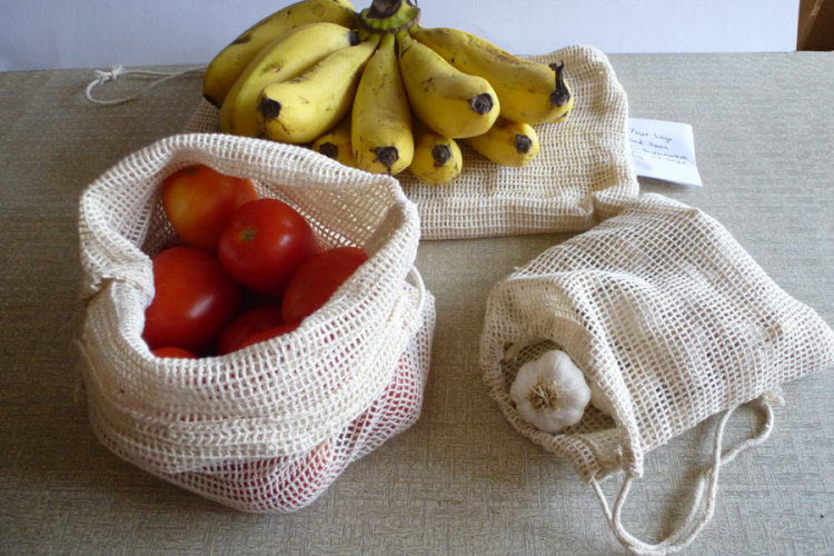 MESH MUCH BETTER BAGS Organic Cotton Fruit and Veg Bags