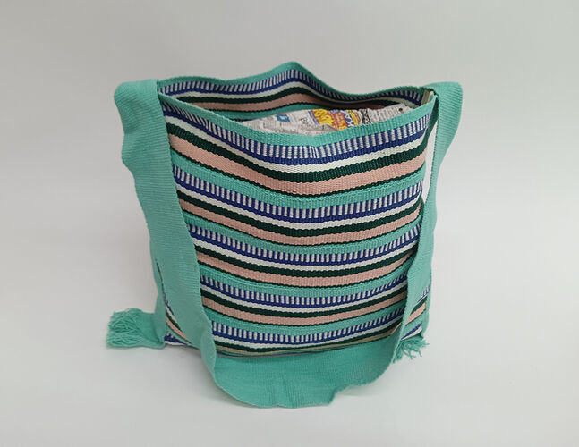 MESH Hand Woven Cotton Shoulder Bag