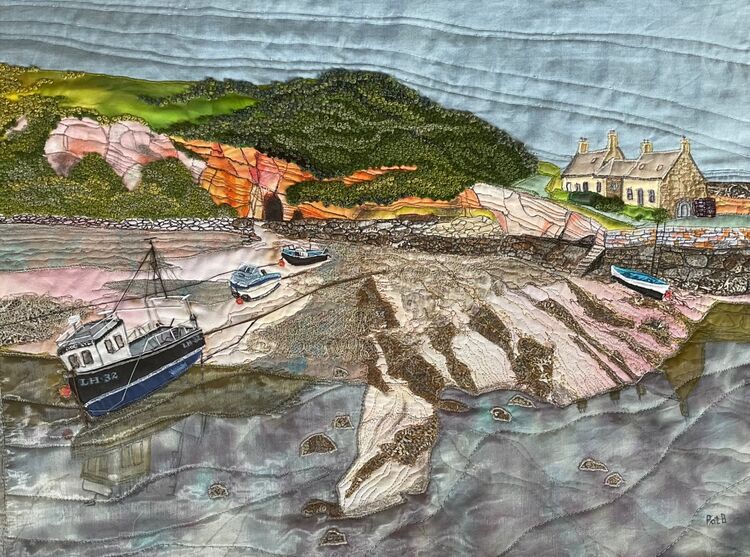 Pat Beveridge Art Low tide, Old Cove Harbour