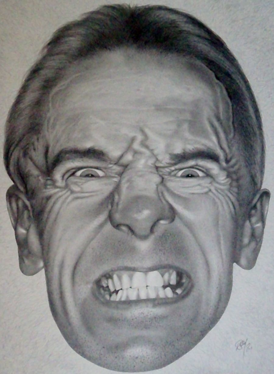 The Art of Rob McCormick Angry Self