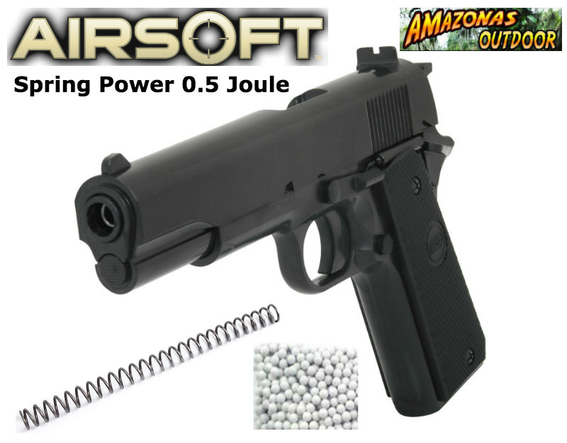 1911 Spring Power Airsoft Pistol Amazonas Outdoor