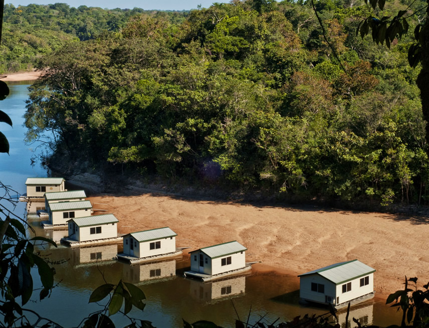 Floating Cabins Lodge Amazon Fly Fishing