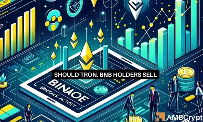 Network activity keeps BNB Chain, Tron atop performance charts Network activity keeps BNB Chain, Tron atop performance charts